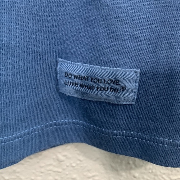 Life is Good Golden Retriever Blue Screen Print Crusher 100% Cotton Tee size L - Picture 3 of 11